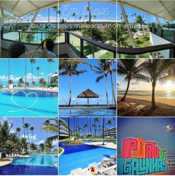 Excelente Flat 3 Quartos Pra 10 Pessoas No Ancorar Flat Resort Pôrto das Galinhas Esterno foto